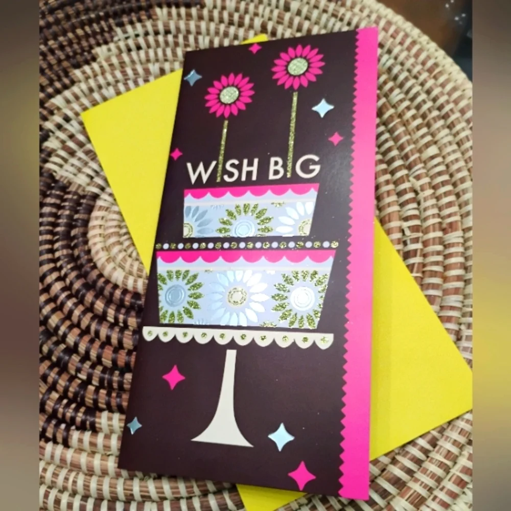2 Festive Birthday Celebration Greeting Cards